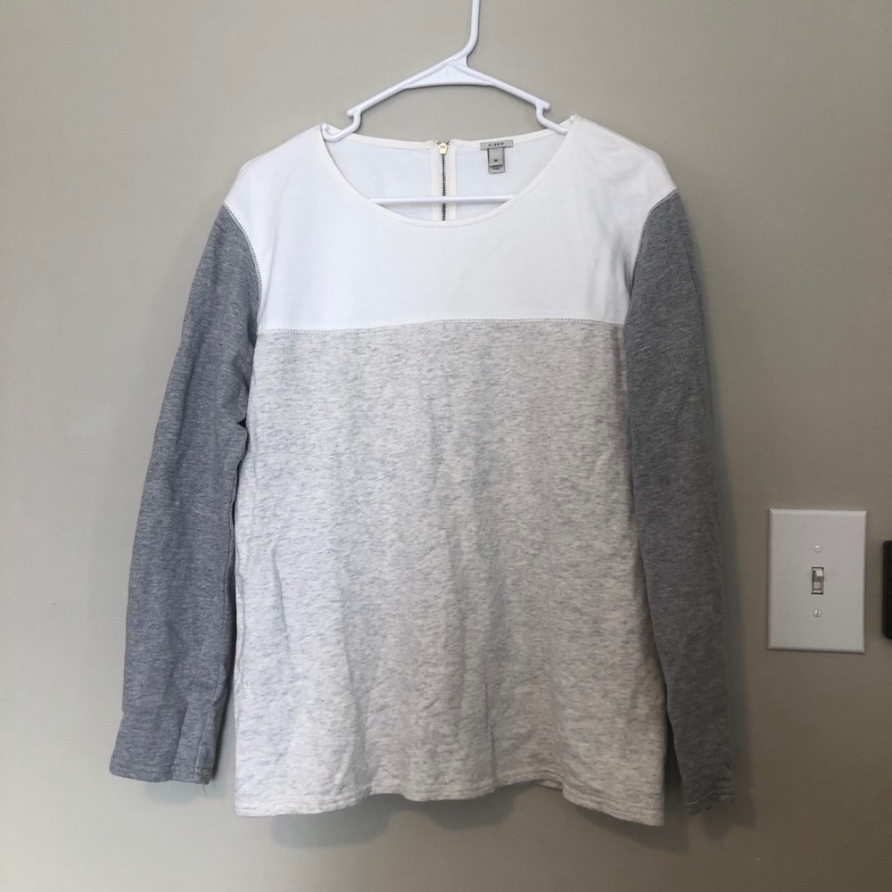 J Crew color block sweater